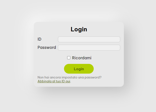 Immagine di esempio login